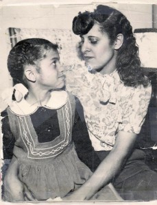 Mommy with her Aunt Gladys, whom she learned to call Mother