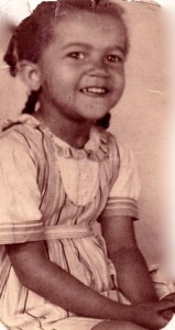 An undated childhood photo of my mother