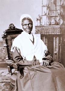 Sojourner Truth sold these "cartes de visite" at public appearances, bearing the caption, "I see the shadow to support the substance."